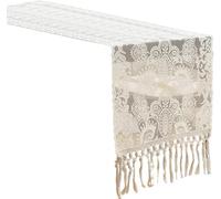 Tablecloth Classical Lace Table Overlay Runner Perfectly for Wedding Receptions and Festival Celebration Wedding Decoration