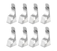Tablecloth Fastening Clips 8Pcs Stainless Steel for Tables with Edges Under 3cm Thick for Stable Hold on Table Covers in Various Settings