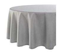 Tablecloth Vienne Home, Modern tablecloth with year-round stain protection, grey, 160 x 220 cm oval