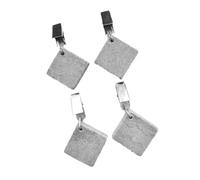 Tablecloth Weights with Metal Clips Kits Tablecloth Pendant Stone Tablecloths Weights Heavy Marble Tablecloths Hangers for Picnic Tables for Outdoor Tables