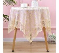 Tablecloths For Rectangle And Square Tables Kitchen Tablecloth For Dinner Parties Macrame Lace Tablecloth For Wedding Restaurant Party Banquet Decoration(B,60x60cm(24x24inch))