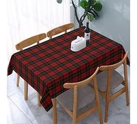 Tablecloths Scottish Clan Wallace Red Black Tartan Parties Tablecloths Washable Table Cloth For Living Room Table Linens 137 x 183 cm