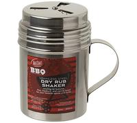 Tablecraft, 10 oz, Silver Stainless Steel Dry Rub Shaker with Handle, 10-Ounce (BBQ160H)