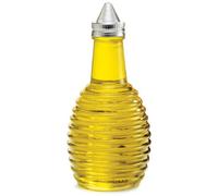 Tablecraft Beehive Glass Oil & Vinegar Dispenser 6oz / 170ml | Oil Bottle, Vinegar Bottle