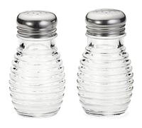 TableCraft Beehive Glass Salt & Pepper Shakers - Set of 2 BH2 Glass Salt Shakers