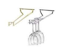 Tablecraft Brass Plated Glass Rack 10inch | Glass Hanger, Glass Holder, Glassware Rack, Stemware Rack | Wine Glass Rack, Champagne Glass Rack