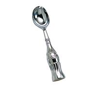 TableCraft Coca-Cola CC308 Ice Cream Scoop with Contour Bottle Handle and Chrome Plated Metal, Red