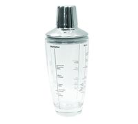 Tablecraft H1200 3 Piece Small Boston Shaker, 12 oz, Clear