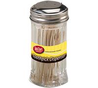 Tablecraft Products Glass Toothpick Dispenser with Picks