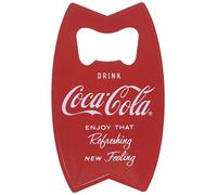 Tablecraft Stainless Steel Coca-Cola Bottle Opener Fridge Magnet, Red