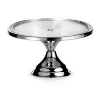 Tablecraft Stainless Steel Unassembled Cake Stand, 7 inch - 1 each.