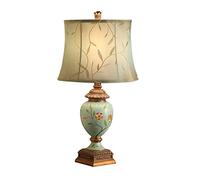 Tableps,Simple and Modern Tablep with Handmade Fabric Shade Marble Ceramic Deskp for Bedroom Liviroom Easy to Assemble/a/a