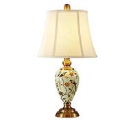 Tableps, Tablep American Luxurious Ceramic Bedsidep Retro Deskp Push Button Switch Desk Light E27 Art Nightstandp Easy to Use Made in China/a/24Cm * 45Cm