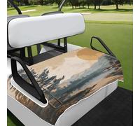 Tablerazzi Golf Cart Seat Covers, Rustic Vintage Landscape Lake Golf Cart Seat Blanket, Golfs Carts Towel 2-Seat Golfs Carts Decoration, 51" x 31"