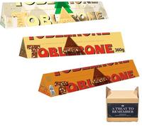 Tablerone Large Chocolate Bar Trio Bundle - 3 x 360g Bars | Indulgent Variety of Tablerone Orange Twist, Classic Milk Chocolate, and White Chocolate Bars | Perfect for Gifting, Sharing,