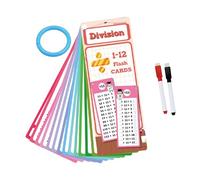 Tables Table Tables, Multiplication Flash Cards - Multiplication Table Cards,Double-Sided Interactive Learning Game with 2 Dry Erase Pens for Classroom, School