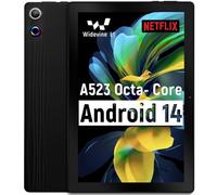 Tablet 10 inch Android 14, Octa-Core, 10GB RAM 64GB ROM 1TB Expandable, Widevine L1, 1280x800 IPS Touchscreen, BT 5.4, Dual Camera with Flash (Black)