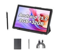 Tablet 10 Inch Tablet, Android 14 Tablets 8GB RAM 64GB ROM 1024GB Expand Tableta 2MP+ 8MP Camera WiFi Tablet Computer 10.1 IN Tablet IPS 10" HD Display 6000mAh Long Battery Life Tabletas (Black)