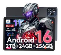 Tablet 11 Inch With SIM Card Slot,Android 16 Tablet with Gemini AI,24GB RAM 256GB ROM Expandable to 2TB, T615 Octa-Core Gaming tablet,8000mAh with 18W Fast Charge Tablette android ，4 Year Warrant