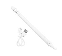 Tablet Active Stylus Pen High Sensitivity 1.5mm Fine Tip Accurate Control Palm Rejection Technology 8H Battery Life for Pro Air Tablet 11 Pro Pro X 8 8 Plus 7 7 Plus 6s 6s Plus 5 (White)