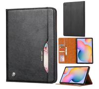 Tablet Case Compatible with Sumsung Galaxy Tab A7 Lite T220/T225, w/Card Slot Premium PU Leather Magnetic Clasp Flip Folding Stand Cover Protective Cover ZY (BLACK)