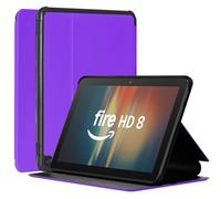 Tablet Case Fits 8 inch Tablet,Slim Soft TPU Back Smart Magnetic Stand Protective Cover,[Sleep/Wake].2024/2022/2020 Release.Incompatible with iPad Samsung 8in tablet.(Purple)