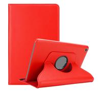 Cadorabo Tablet Case works with Huawei MediaPad M5 / M5 PRO (10.8" Zoll) in POPPY RED - Book Style Protection Cover WITHOUT Auto Wake Up with Stand Function and Elastic Strap Fastener
