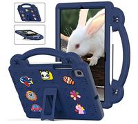 Tablet Case For Samsung Galaxy Tab A7 10.4" 2020 SM-T500 T505 Kids Friendly DIY Cartton Doll with Kickstand Lightweight EVA Silicone Shockproof Cover Navy Blue