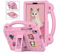Tablet Case For Samsung Galaxy Tab A7 Lite 8.7" 2021 SM-T220/SM-T225/SM-T227 Kids Friendly DIY Cartton Doll with Kickstand Lightweight EVA Silicone Shockproof Cover Pink