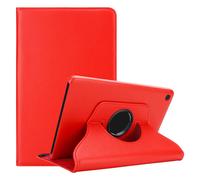 Cadorabo Tablet Case works with Samsung Galaxy Tab S5e (10.5" Zoll) SM-T725N in POPPY RED - Book Style Protection Cover WITHOUT Auto Wake Up with Stand Function and Elastic Strap Fastener