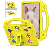 Tablet Case For Samsung Galaxy Tab S5e T720 10.5 (2019) Kids Friendly DIY Cartton Cute Doll, Stand with Handle Lightweight EVA Foam Full Body Protection Shockproof Cover Yellow