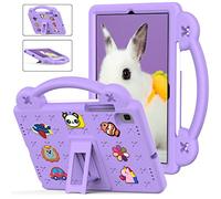 Tablet Case For Samsung Galaxy Tab S6 T860 10.5 Inch (2019) Kids Friendly DIY Cartton Cute Doll, Stand with Handle Lightweight EVA Foam Full Body Protection Shockproof Cover Purple