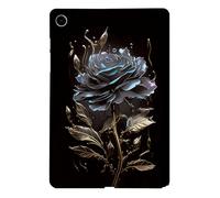 Tablet Case for Samsung Galaxy TAB S8 PLUS 12.4" X800/X806 Ultra Slim Soft TPU Shockproof Protective Shell, Anti-Scratch X Anti-Fingerprint Silicone Case Featuring a 3D Rose Design Tablet Back Cover