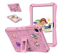 Tablet Case for Xiaomi Redmi Pad SE 11 Inch Kids Friendly, Built-in Kickstand, Cute DIY Cartoon, EVA Foam Lightweight Shockproof Case Cover, Pink