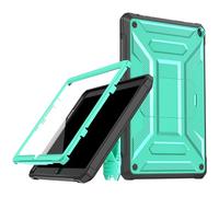Tablet Case, Imcompatible with iPad, Full Body Rugged Hands-Free Viewing Stand Back Cover with Screen Protector, Please See Black for Compatibility - Green