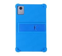Tablet Case Suitable For Lenovo Tab K11 Plus 11.45inch TB-352FU TB-352XU 2024 Safe Shockproof Silicone Stand Cover(Blue)