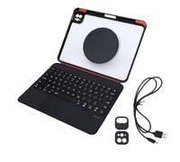 Tablet Case with Keyboard, Fit for 11/10 Pro 1/2/3/4 Air 4/5/6/7 11th Gen A16 2025 Detachable Protective Shell Touchpad with 360° Adjustable Support Legs 7 Color Backlight