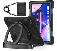 Tablet Cases Case Compatible with Lenovo Tab M10 HD 2022 3rd 10.1" TB-328FU/TB-328XU,Heavy Duty TPU Shockproof Kids Case,360 Degree Rotating Multi-Function Grip Bracket+Shoulder Strap Rugged Cover Tab
