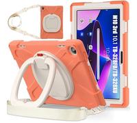Tablet Cases Case Compatible with Lenovo Tab M10 HD 2022 3rd 10.1" TB-328FU/TB-328XU,Heavy Duty TPU Shockproof Kids Case,360 Degree Rotating Multi-Function Grip Bracket+Shoulder Strap Rugged Cover Tab