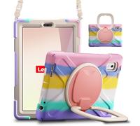 Tablet Cases Case Compatible with Lenovo Tab M9 9.0 inch TB-310FU 2023 Released,Heavy Duty TPU Shockproof Kids Case,360 Degree Rotating Multi-Function Grip Bracket+Shoulder Strap Rugged Cover Tablet P