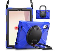 Tablet Cases Case Compatible with Lenovo Tab M9 9.0 inch TB-310FU,2023 Released, Shockproof Sturdy Cover with 360 Rotating Kickstand,Hand/Shoulder Strap Tablet Heavy Duty Case Tablet PC Case(Blue)