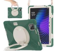 Tablet Cases Case Compatible with Xiaomi Mi Pad 7/Mi Pad 7 Pro 11.2inch 2024,Heavy Duty TPU Shockproof Kids Case,360 Degree Rotating Multi-Function Grip Bracket+Shoulder Strap Rugged Cover Tablet PC C