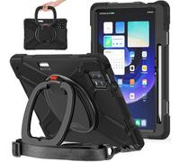 Tablet Cases Case Compatible with Xiaomi Pad 6/Pad 6 Pro 11inch 2023 Released,Heavy Duty TPU Shockproof Kids Case,360 Degree Rotating Multi-Function Grip Bracket+Shoulder Strap Rugged Cover Tablet PC