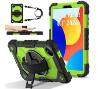 Tablet Cases Case Compatible with Xiaomi Redmi Pad SE 8.7 inch Released 2024 Case Tablet Case Full Protective Shockproof Case Degree Rotating Multi-Function Grip Bracket+Shoulder Strap Tablet PC Case(