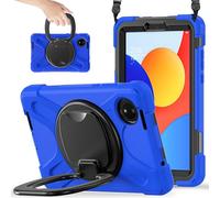 Tablet Cases Case Compatible with Xiaomi Redmi Pad SE 8.7inch Released 2024,Heavy Duty TPU Shockproof Kids Case,360 Degree Rotating Multi-Function Grip Bracket+Shoulder Strap Rugged Cover Tablet PC Ca