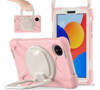 Tablet Cases Case Compatible with Xiaomi Redmi Pad SE 8.7inch Released 2024,Heavy Duty TPU Shockproof Kids Case,360 Degree Rotating Multi-Function Grip Bracket+Shoulder Strap Rugged Cover Tablet PC Ca