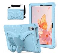 Tablet Cases Compatible with Lenovo Tab M10 Plus 10.3"/K10 10.3" TB-X606F/TB-X606X/TB-X6C6F/TB-X6C6X Case,Lightweight EVA Kid Friendly Shockproof Protective Case,Shoulder Strap Case Butterfly Kids Cas