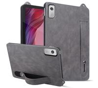 Tablet Cases Compatible With Lenovo Tab M9 9.0 Inch TB-310FU 2023 Released Shockproof Stand Tablet Case Hand Strap Case Tablet Case Leather Case Tablet Case TPU & PC Tablet Case Tablet PC Case(Gray)