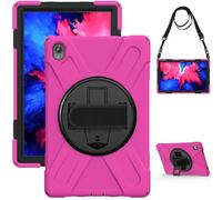 Tablet Cases Compatible with Lenovo Tab P11 2020 TB-J606/P11 Plus 2021 TB-J616 Case, Heavy Duty Rugged Shockproof Drop Protection Case with Shoulder Strap Protective Cover for Kids Silicone Cover Tabl