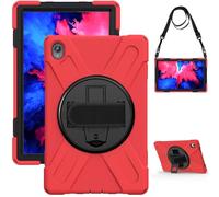 Tablet Cases Compatible with Lenovo Tab P11 2020 TB-J606/P11 Plus 2021 TB-J616 Case, Heavy Duty Rugged Shockproof Drop Protection Case with Shoulder Strap Protective Cover for Kids Silicone Cover Tabl